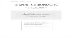 Desktop Screenshot of airportchiropractic.com